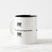 Penn Central Railroad Voyage café Mug (Devant gauche)