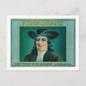 Penn Lemon LabelWhittier, CA Briefkaart (Voorkant)