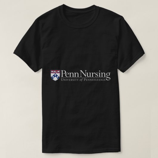 Penn Quakers Apparel School of Nursing T-shirt (Design voorkant)