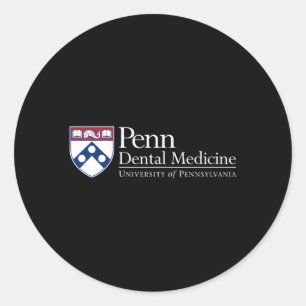 Penn Quakers's School of Dental Medicine Ronde Sticker