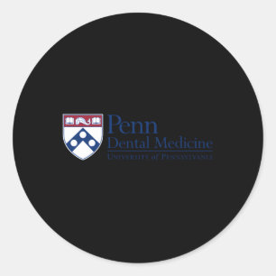 Penn Quakers's School of Dental Medicine Ronde Sticker
