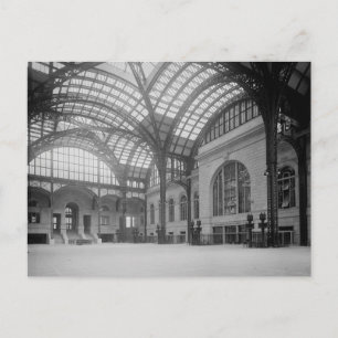 Penn Station hoofdgang, 1915 Briefkaart