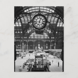Penn Station New York Magic Lantern Slide  Briefkaart