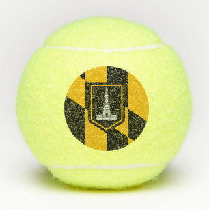 Penn tennis ball met vlag van Baltimore, VS Tennisballen