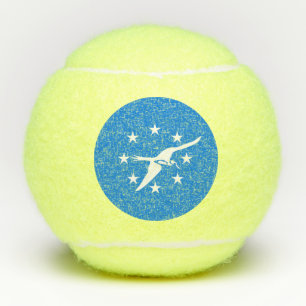 Penn tennis ball met vlag van Corpus Christi, VS Tennisballen