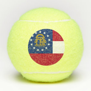 Penn tennis ball met vlag van Georgia, VS Tennisballen