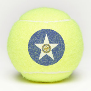 Penn tennis ball met vlag van Houston, VS Tennisballen