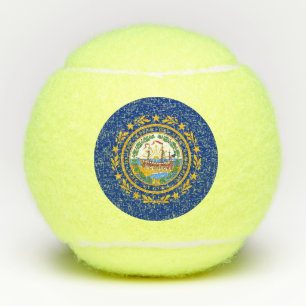 Penn tennis ball met vlag van New Hampshire, VS Tennisballen