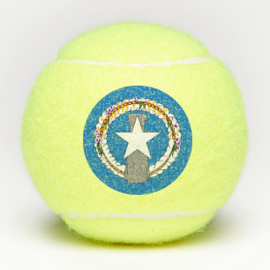 Penn tennis ball met vlag van Noordelijke Mariana Tennisballen
