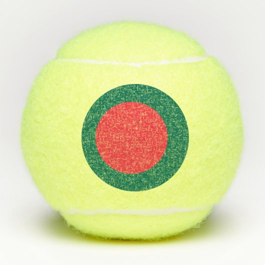 Penn tennisbal met vlag van Bangladesh Tennisballen (Voorkant)