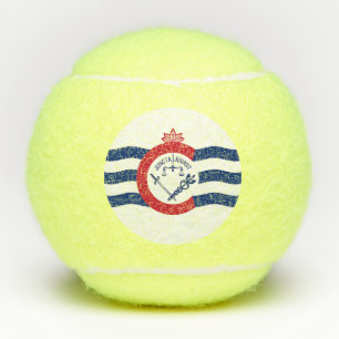 Penn tennisbal met vlag van Cincinnati, Verenigde Tennisballen