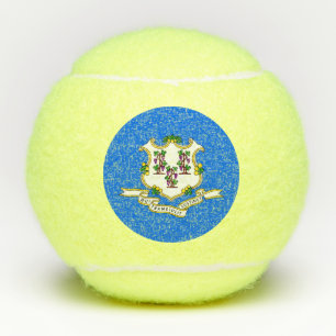 Penn tennisbal met vlag van Connecticut, VS Tennisballen