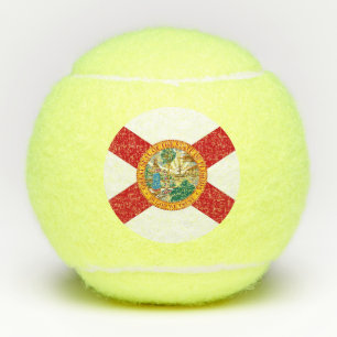 Penn tennisbal met vlag van Florida, Verenigde Sta Tennisballen