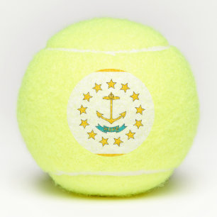 Penn tennisbal met vlag van Rhode Island, Verenigd Tennisballen