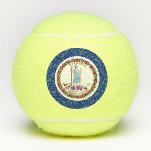 Penn tennisbal met vlag van Virginia, Verenigde St Tennisballen