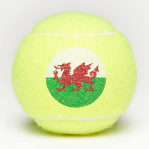 Penn tennisbal met vlag van Wales, Verenigd Konink Tennisballen