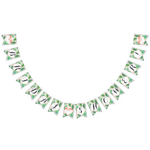 Pennant Bunting Vrijgezellenfeest Flamingo Leaf St Vlaggetjes