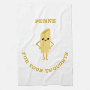 Penne voor je gedachten theedoek