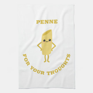 Penne voor je gedachten theedoek