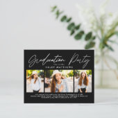 Penned Party Graduation Party Invitation Carte pos (Debout devant)