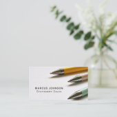 pennen, benodigdheden voor kantoorbenodigdheden, s visitekaartje (Staand voorkant)