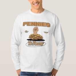 Pennies to Power™ Momentum financiële slagkracht T-shirt