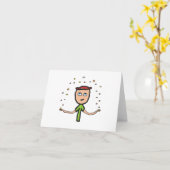 Pennies uit de hemel kaart (Gele Bloem)