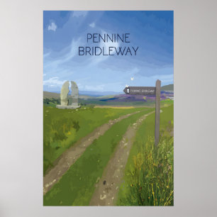 Pennine Bridleway National Trail Reisposter Poster