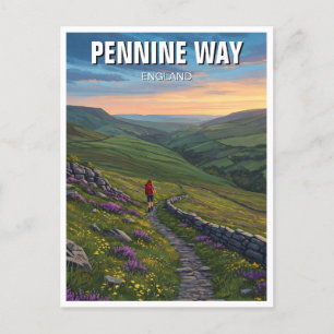 Pennine Way reizen naar Engeland Briefkaart