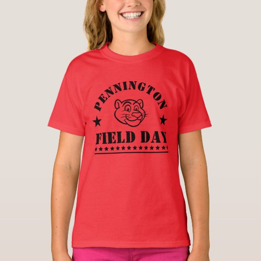 Pennington Field Day Zwart T-shirt (Voorkant)