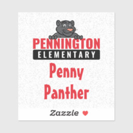 Pennington Logo met de naam Vinyl Duurzame Sticker
