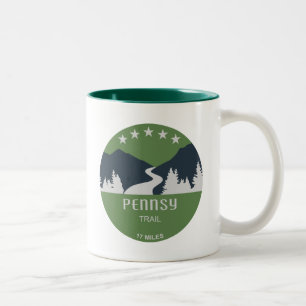 Pennsy Trail Indianapolis Tweekleurige Koffiemok