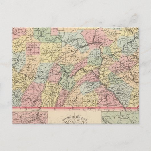 Pennsylvania 12 briefkaart (Voorkant)