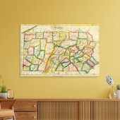 Pennsylvania 1818 Edition Canvas Afdruk (Insitu (Woonkamer))