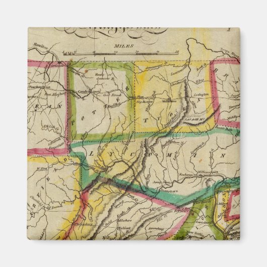 Pennsylvania 1818 Edition Magneet (Voorkant)