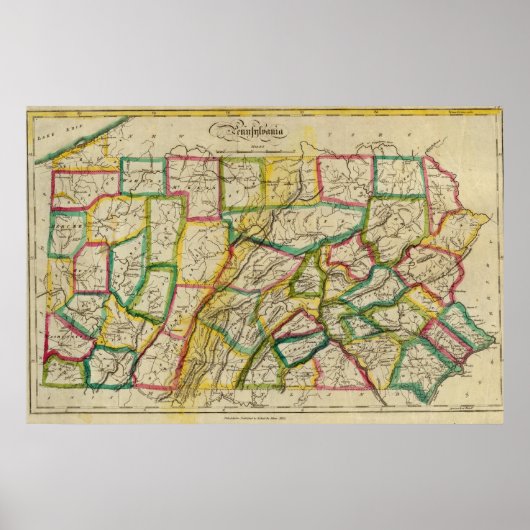 Pennsylvania 1818 Edition Poster (Voorkant)