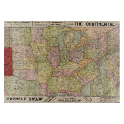 Pennsylvania 6 snijplank (Voorkant)