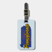 Pennsylvania Bagagelabel (Voorkant verticaal)