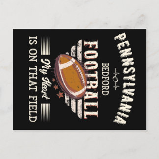Pennsylvania Bedford American Football Briefkaart
