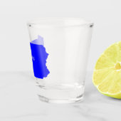 Pennsylvania Belong State Map Shot Glas (Rechts)