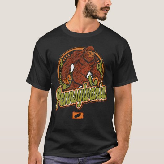 Pennsylvania Bigfoot T-shirt (Voorkant)