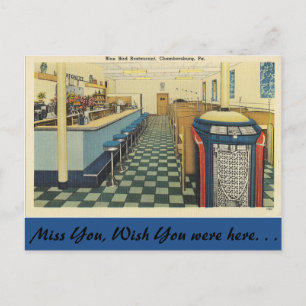 Pennsylvania, Blue Bird Restaurant, Chambersburg Briefkaart