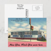 Pennsylvania, Bob's Diner, Columbia Briefkaart (Voorkant / Achterkant)