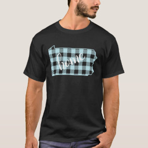 Pennsylvania Buffalo Plaid Home State Land Verenig T-shirt