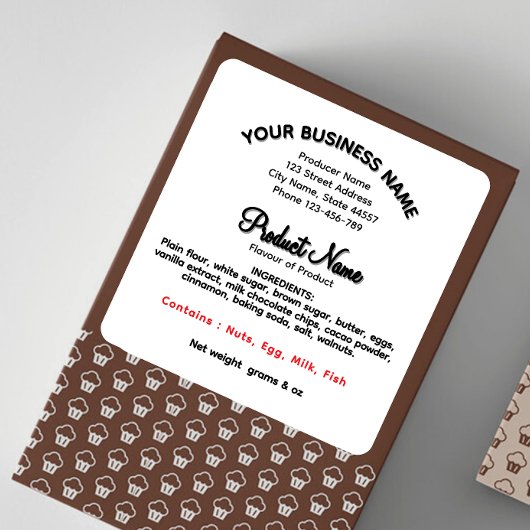 PENNSYLVANIA Cottage Étiquette alimentaire Aliment