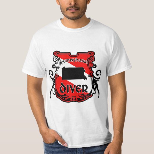 Pennsylvania Diver T-shirt (Voorkant)