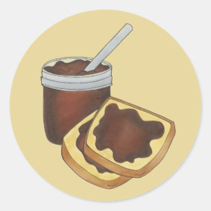 Pennsylvania Dutch Canned Apple Butter Amish Food Ronde Sticker