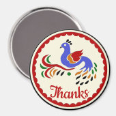 Pennsylvania Dutch Hex Sign. Magneet (Voorkant / Achterkant)