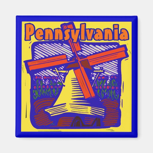 Pennsylvania Dutch Magneet (Voorkant)