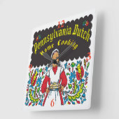 Pennsylvania Dutch, thuiskoken Vierkante Klok (Hoek)